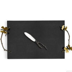 Michaeil Aram butterfly gingko cheese board and knife